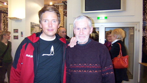Andy mit Herbert Nowy, dem Erstbegeher der Simonskopf-Nordostkante