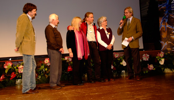Uwe Behringer, Andy mit Gattin Sabine und seinen Eltern, Robert Schauer Foto: Heimo Binder 